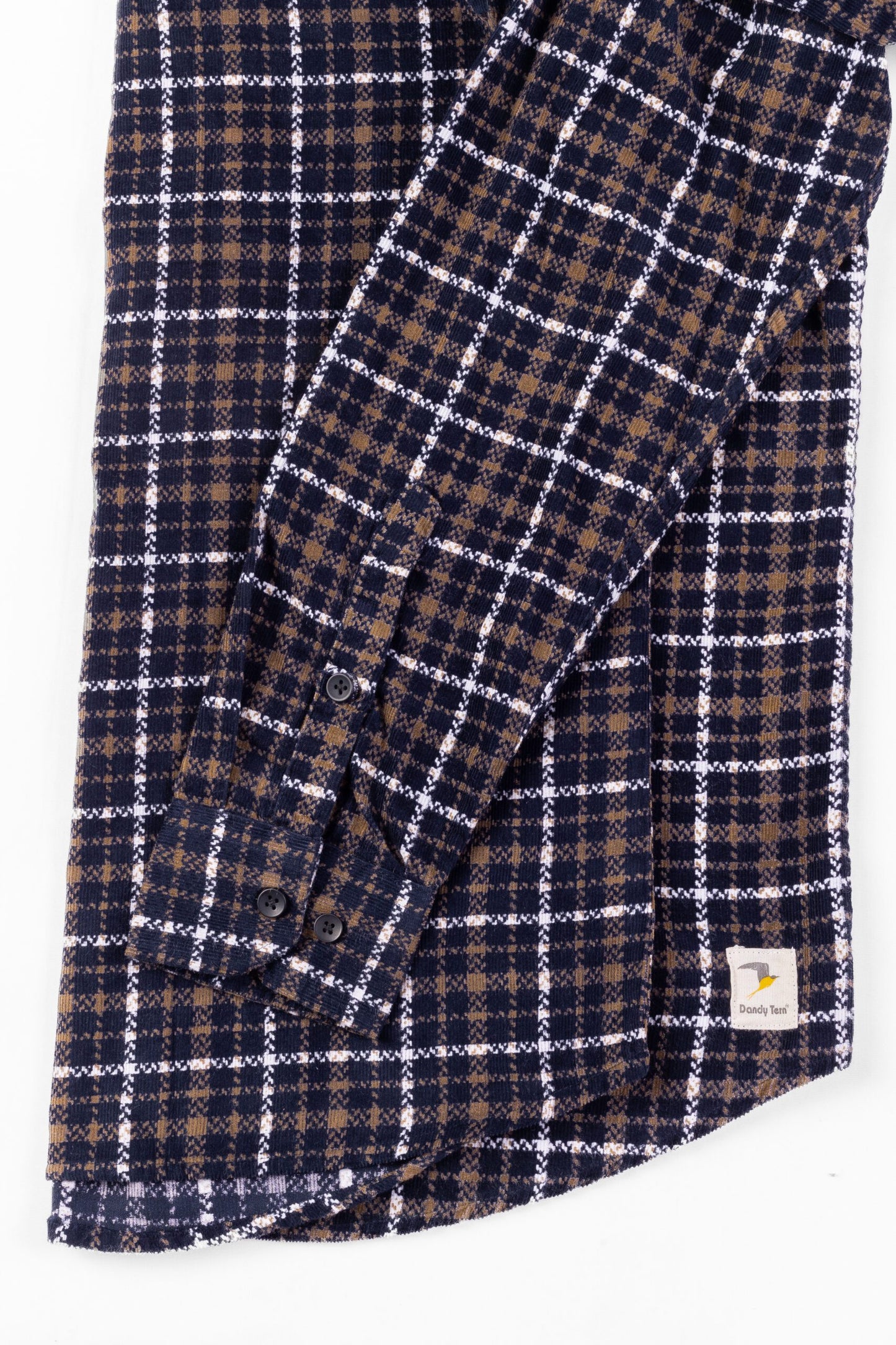 Corduroy Woven Men's Shirt Cotton Mustard Gold