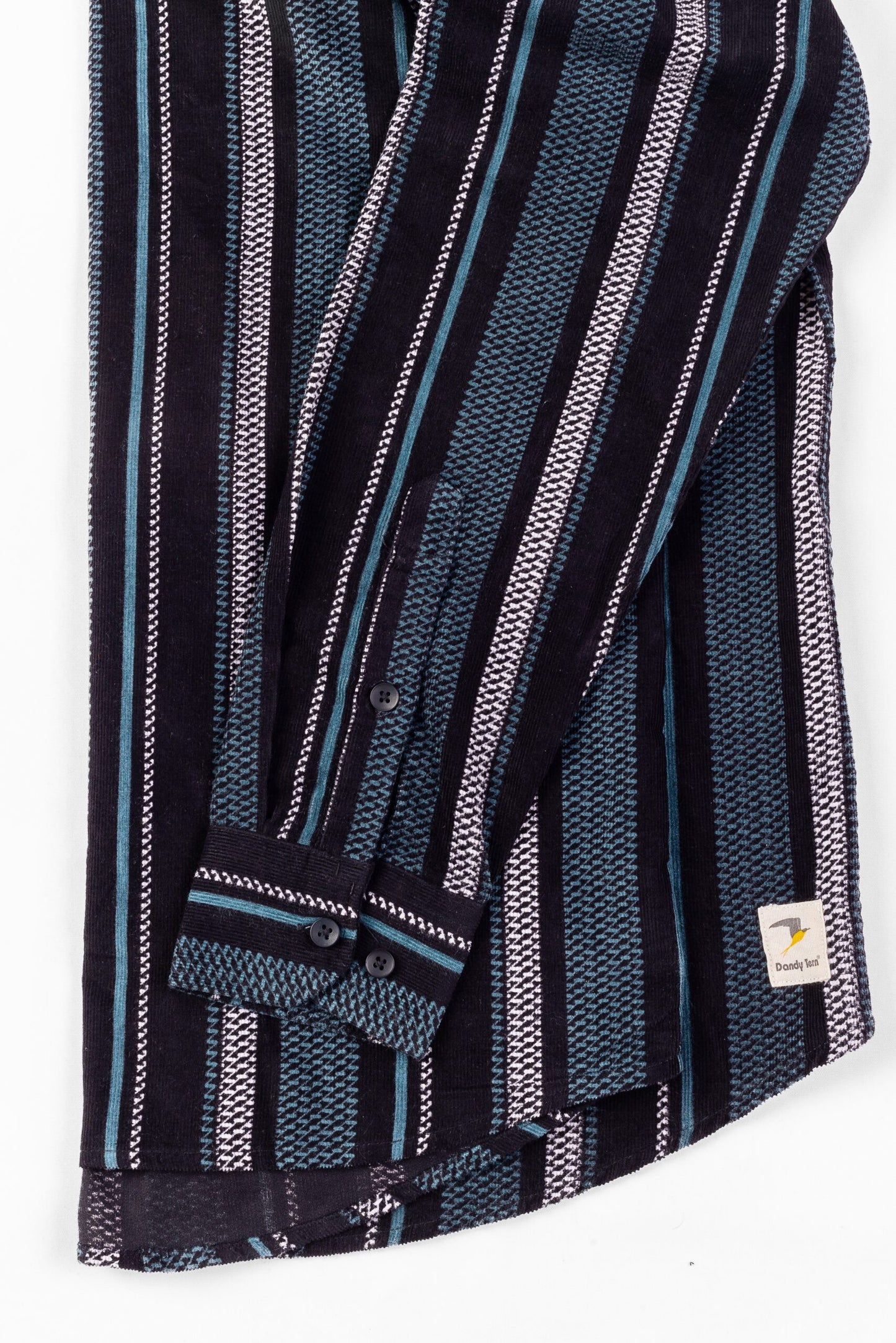 Corduroy Woven Men's Shirt Cotton Sea Jet