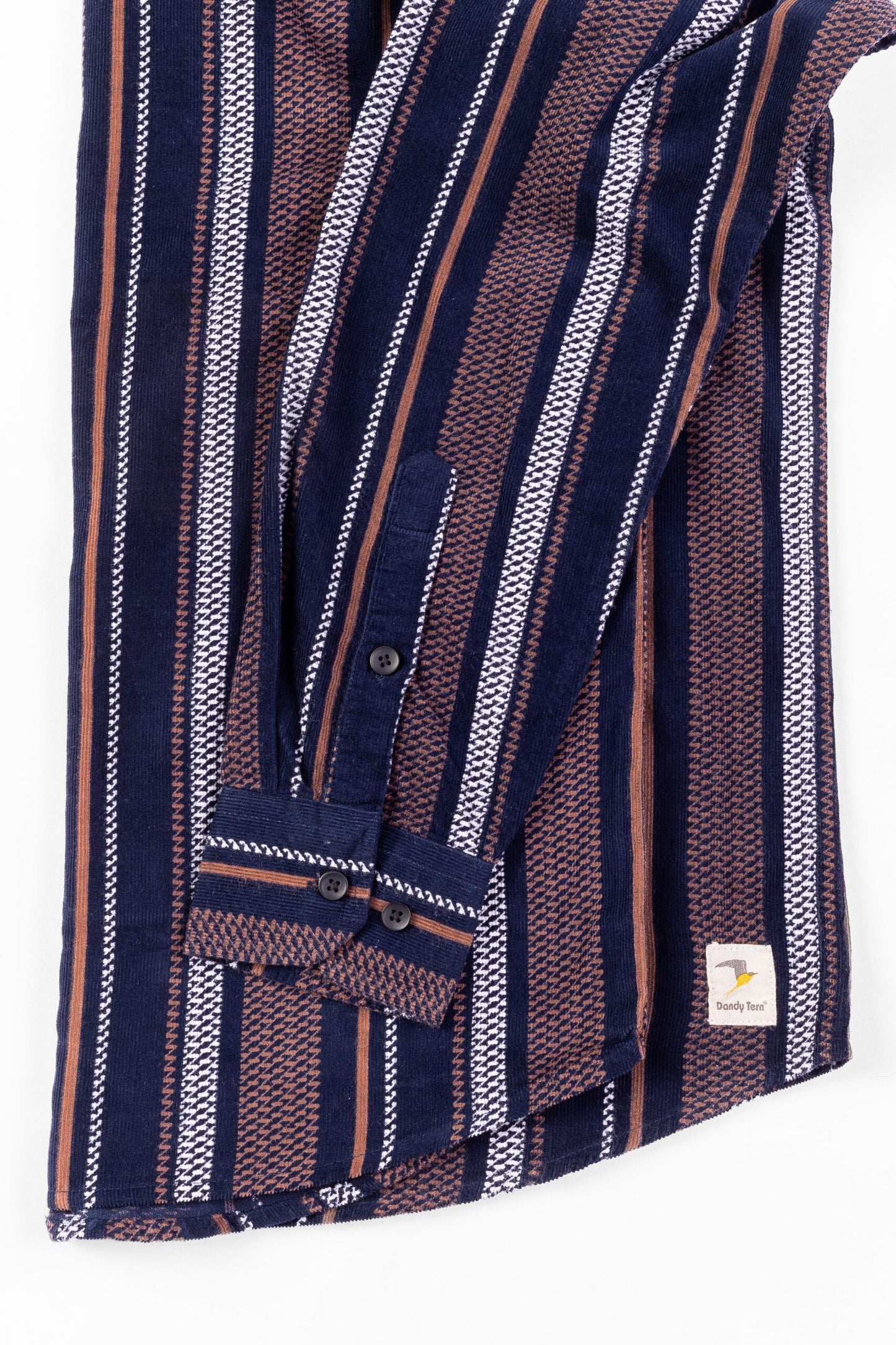 Corduroy Woven Men's Shirt Cotton Cadmium Orange