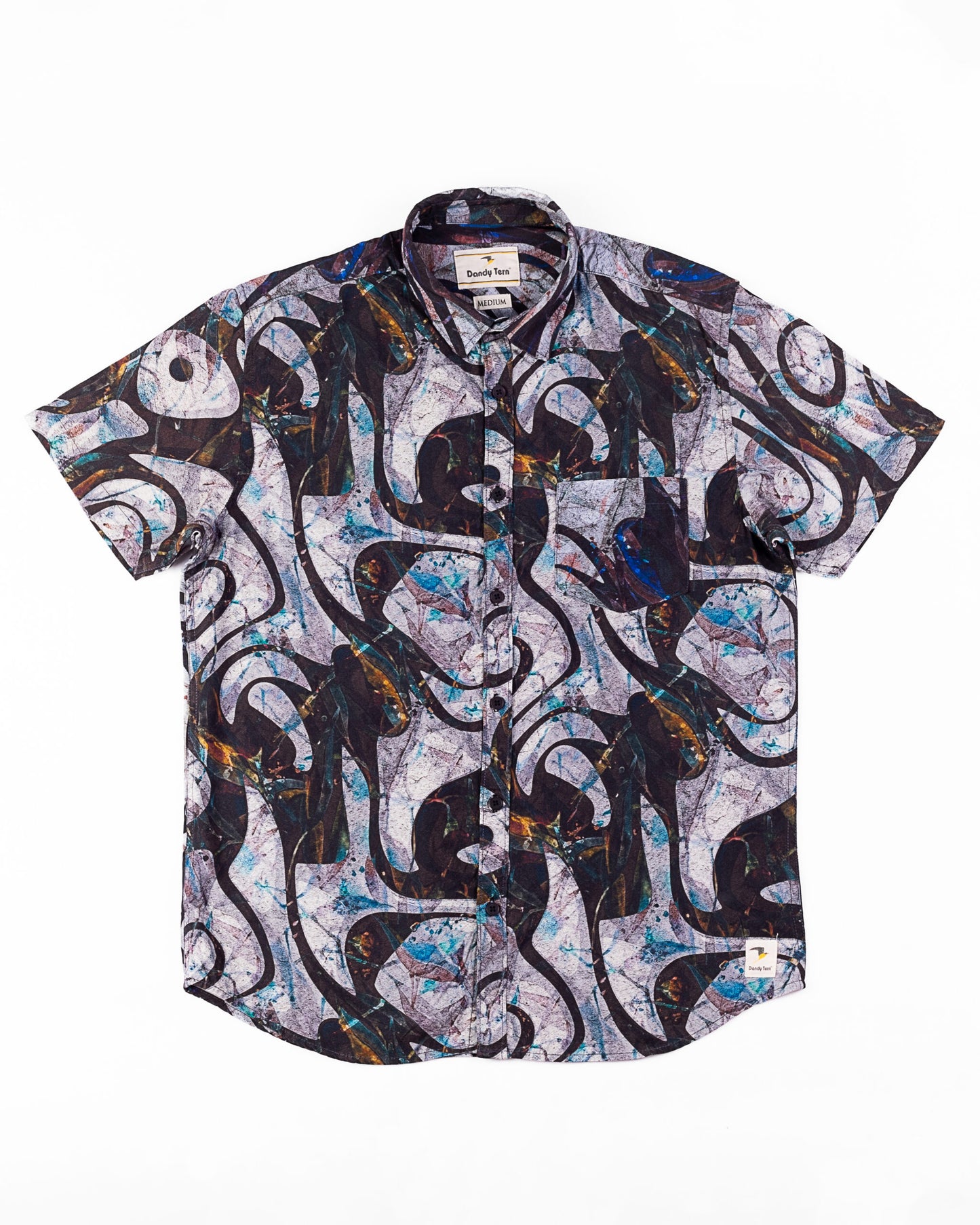 Woven Men's Plain Half Sleeve Shirts Viscose Desert Palm