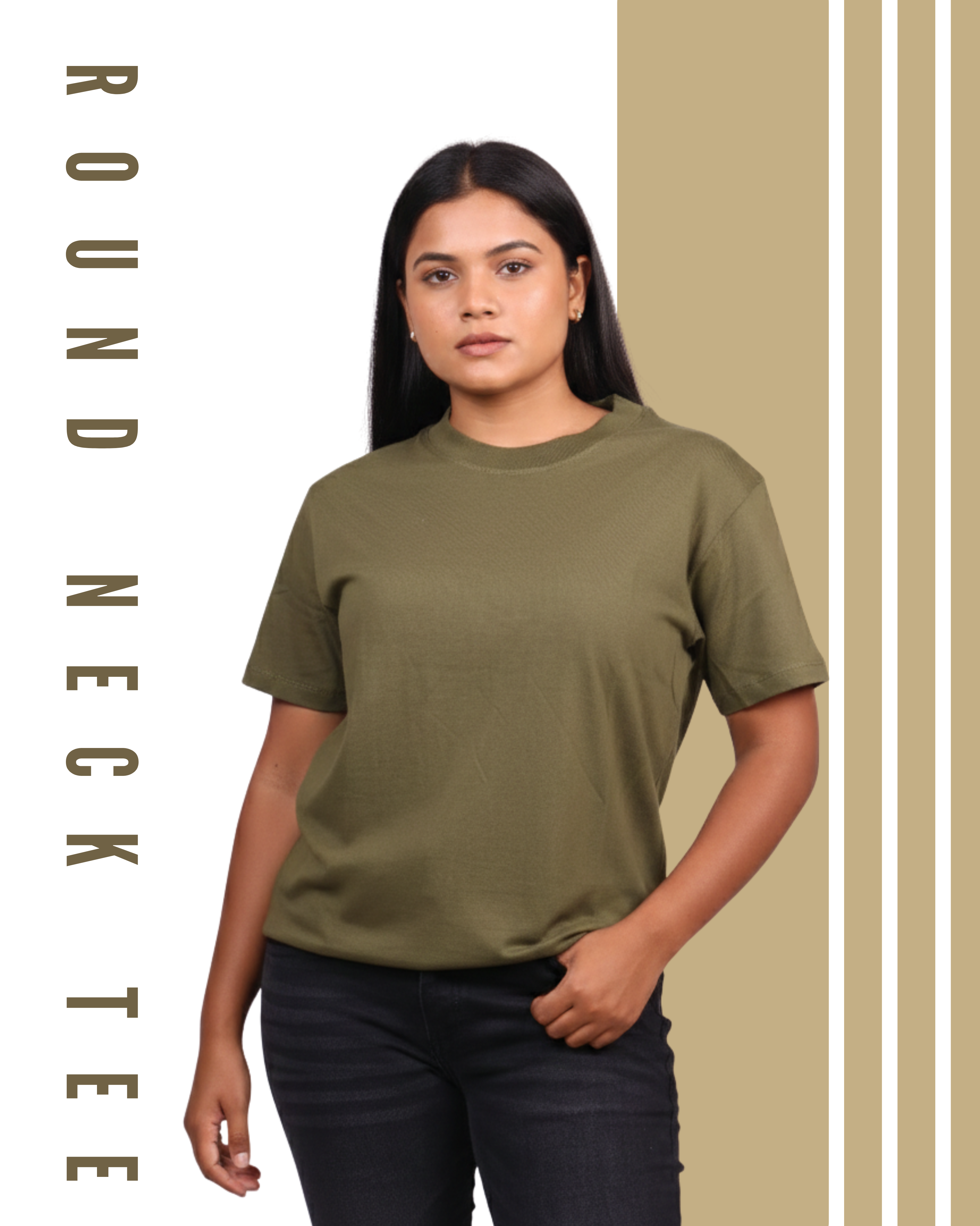 Platinum Unisex Olive Green T-shirt