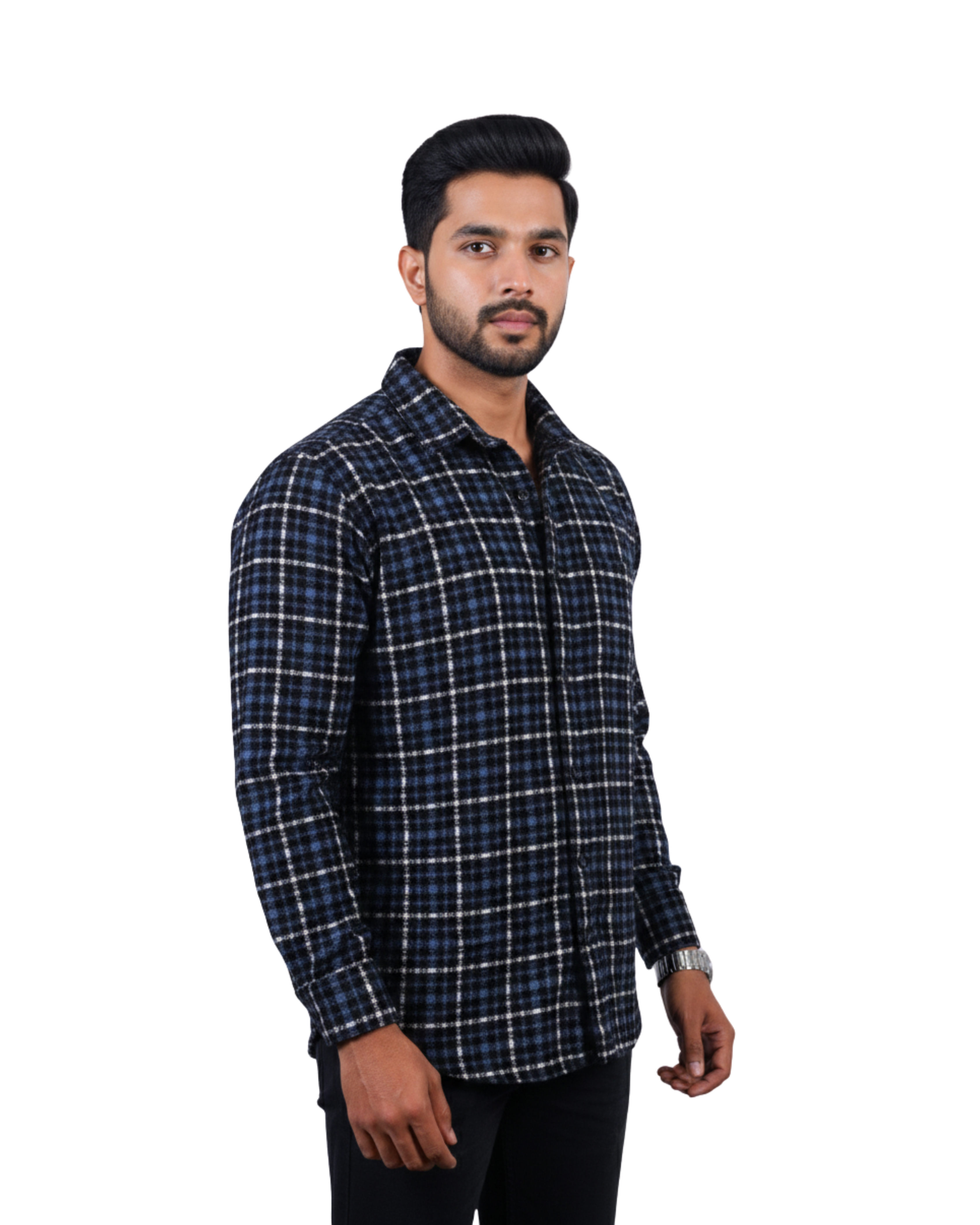 Coronet Blue Corduroy Men's Shirt