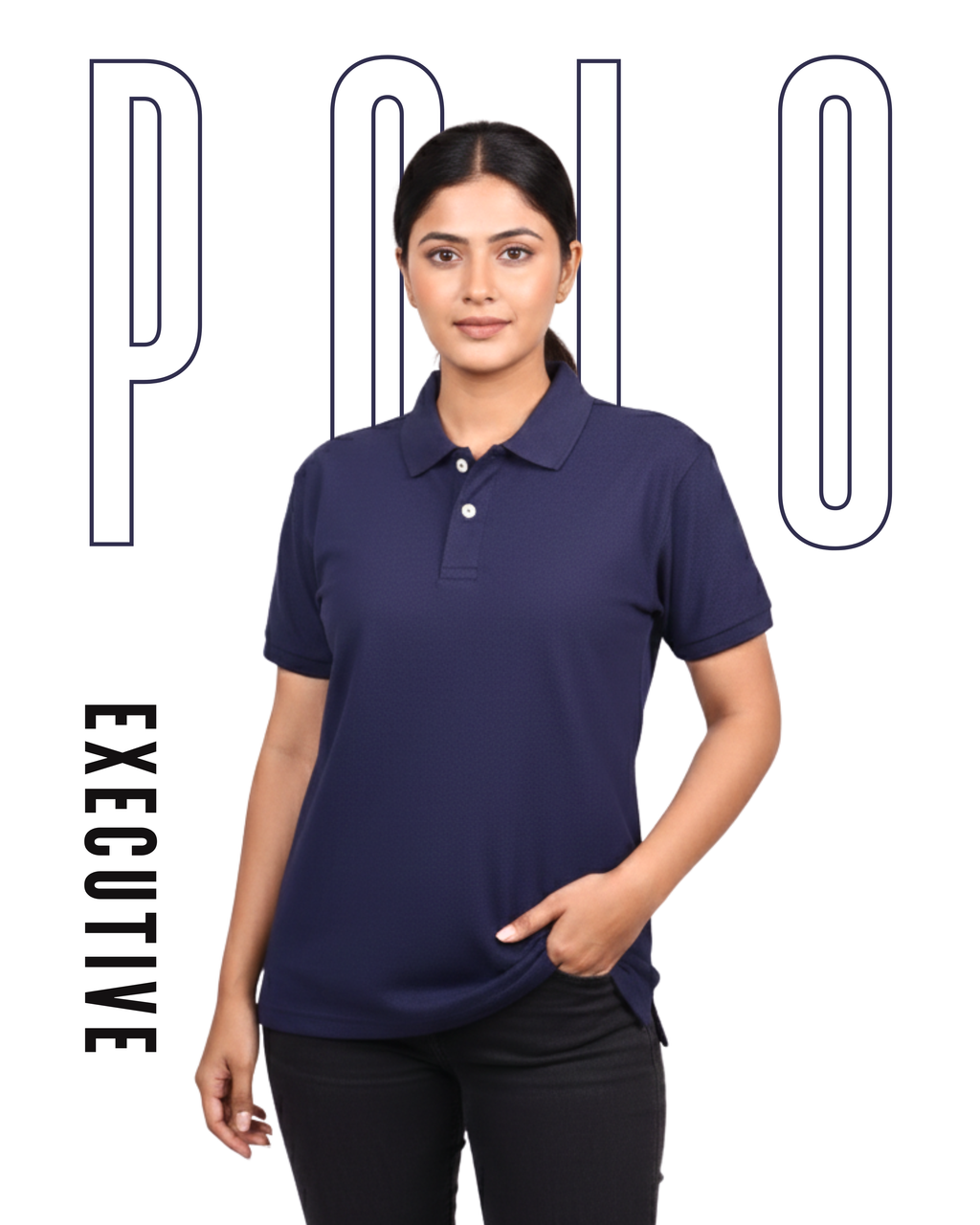 Executive Polo - Unisex Polo Dark Navy Blue