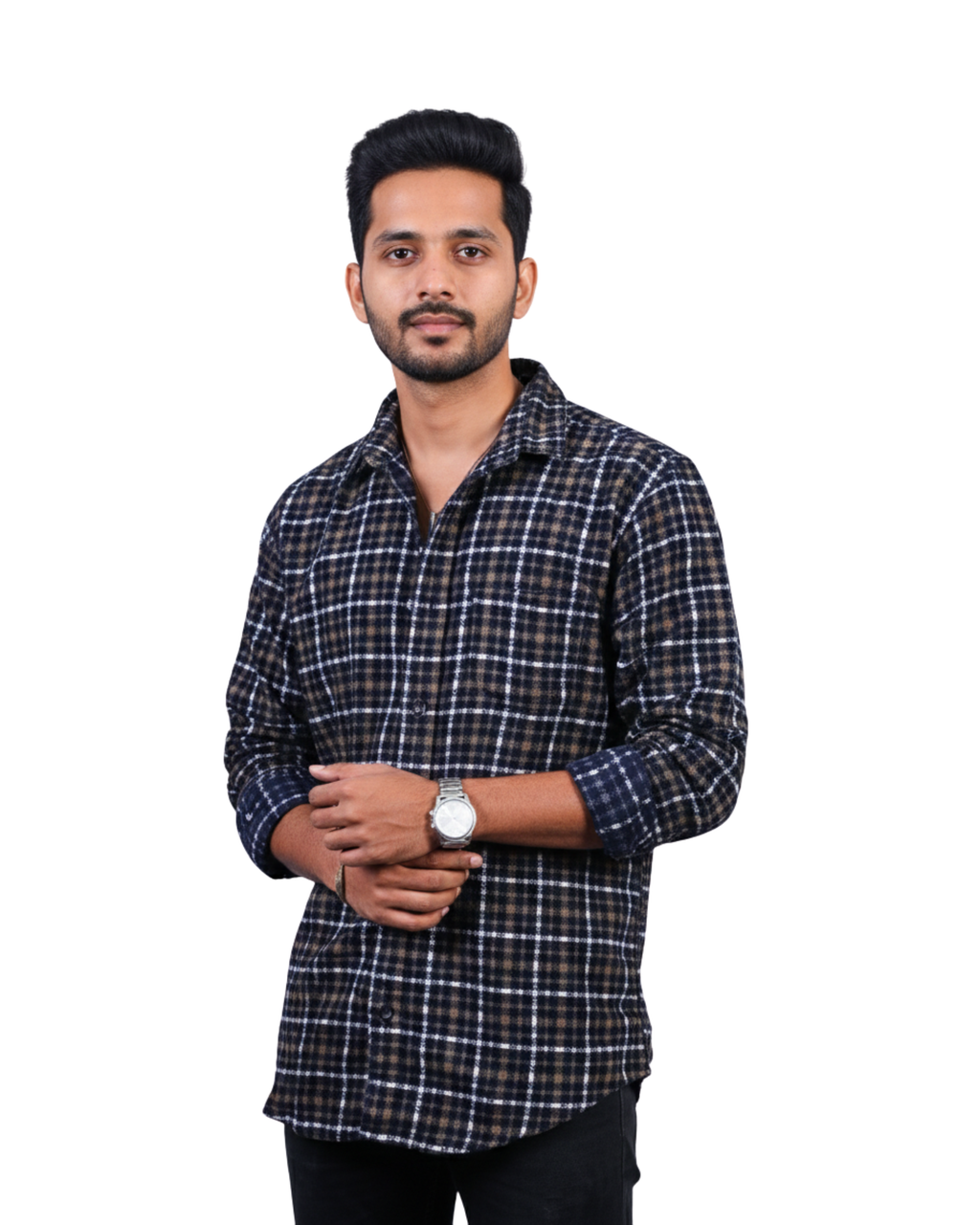 Mustard Gold Corduroy Men's Shirt