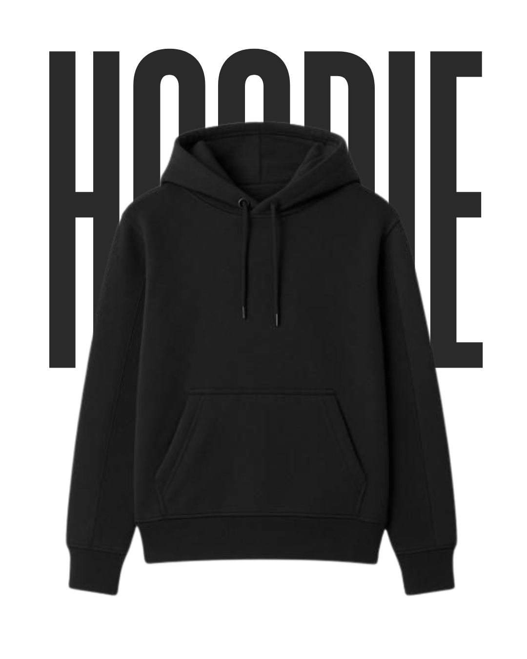 Snowsoft - Unisex Pullover Hoodie Black