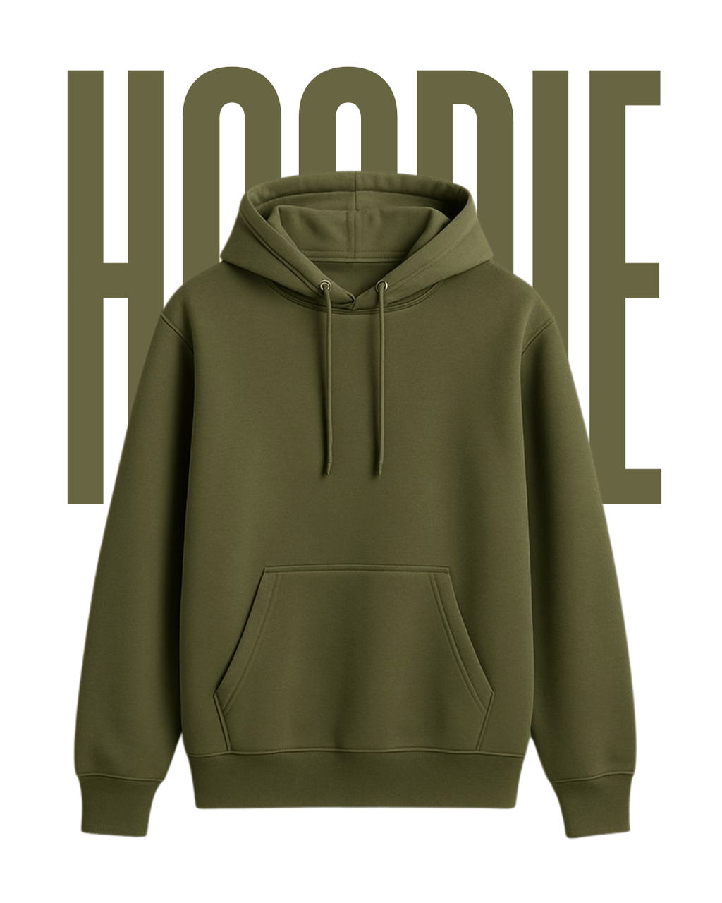 Snowsoft - Unisex Pullover Hoodie Olive Green