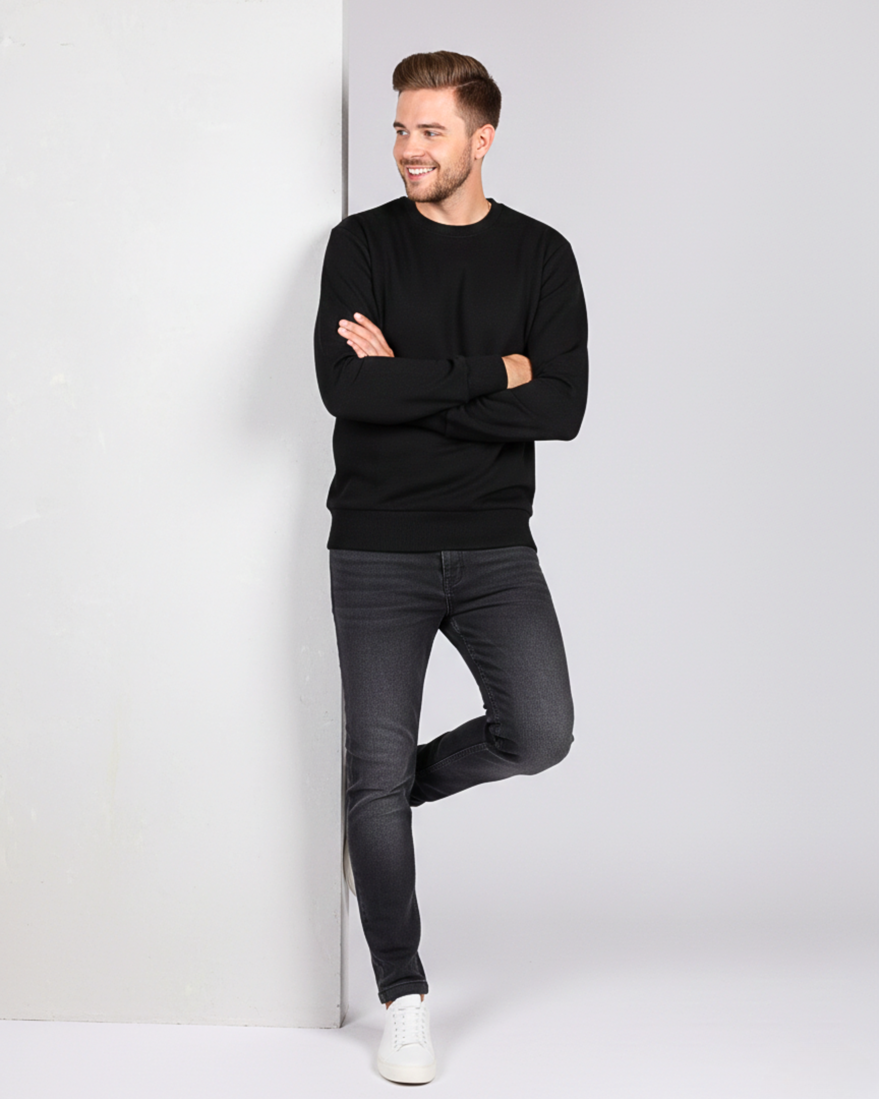 Snowsoft - Unisex Black Sweatshirt