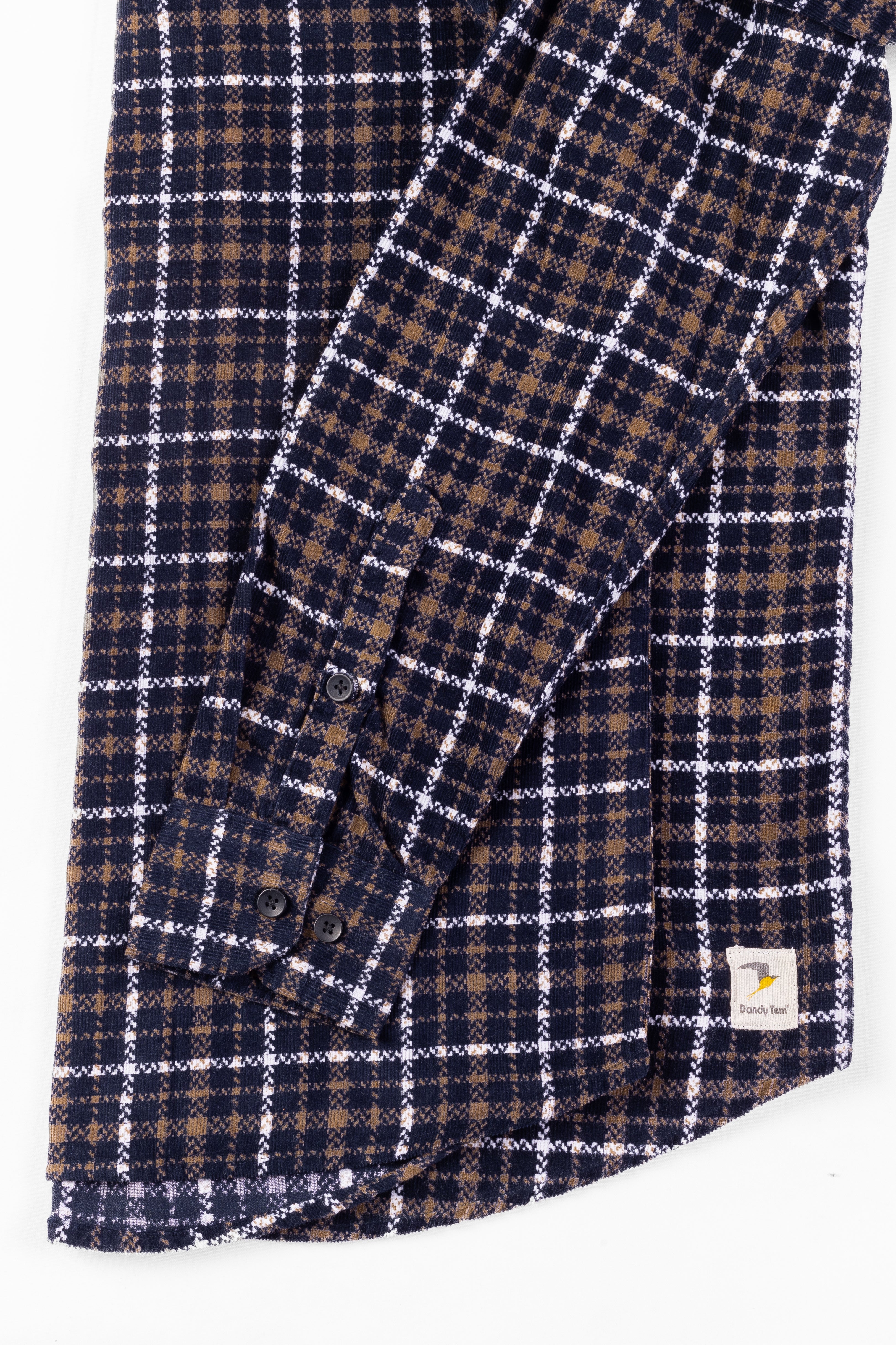 Mustard Gold Corduroy Men's Shirt