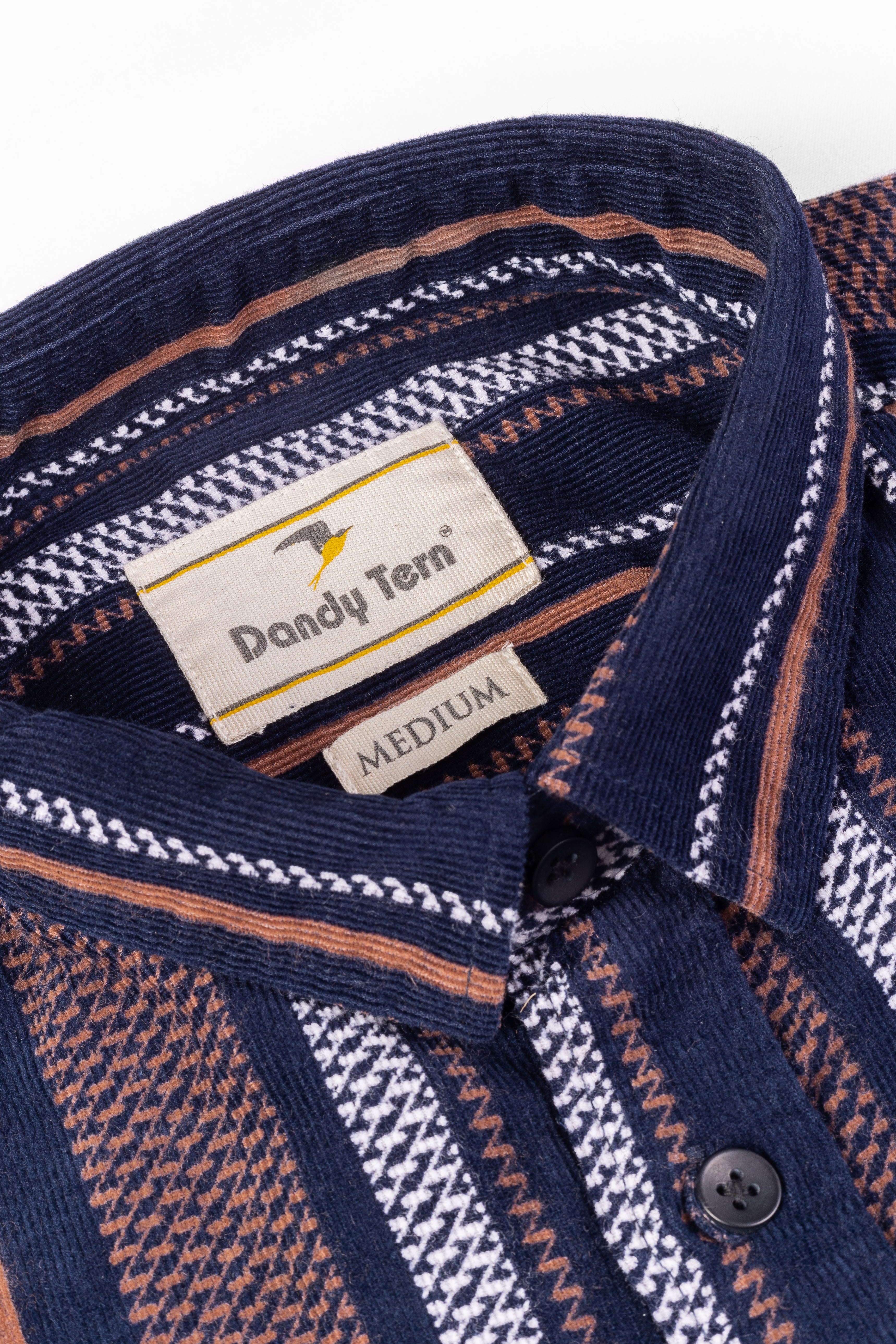 Cadmium Orange Corduroy Men's Shirt