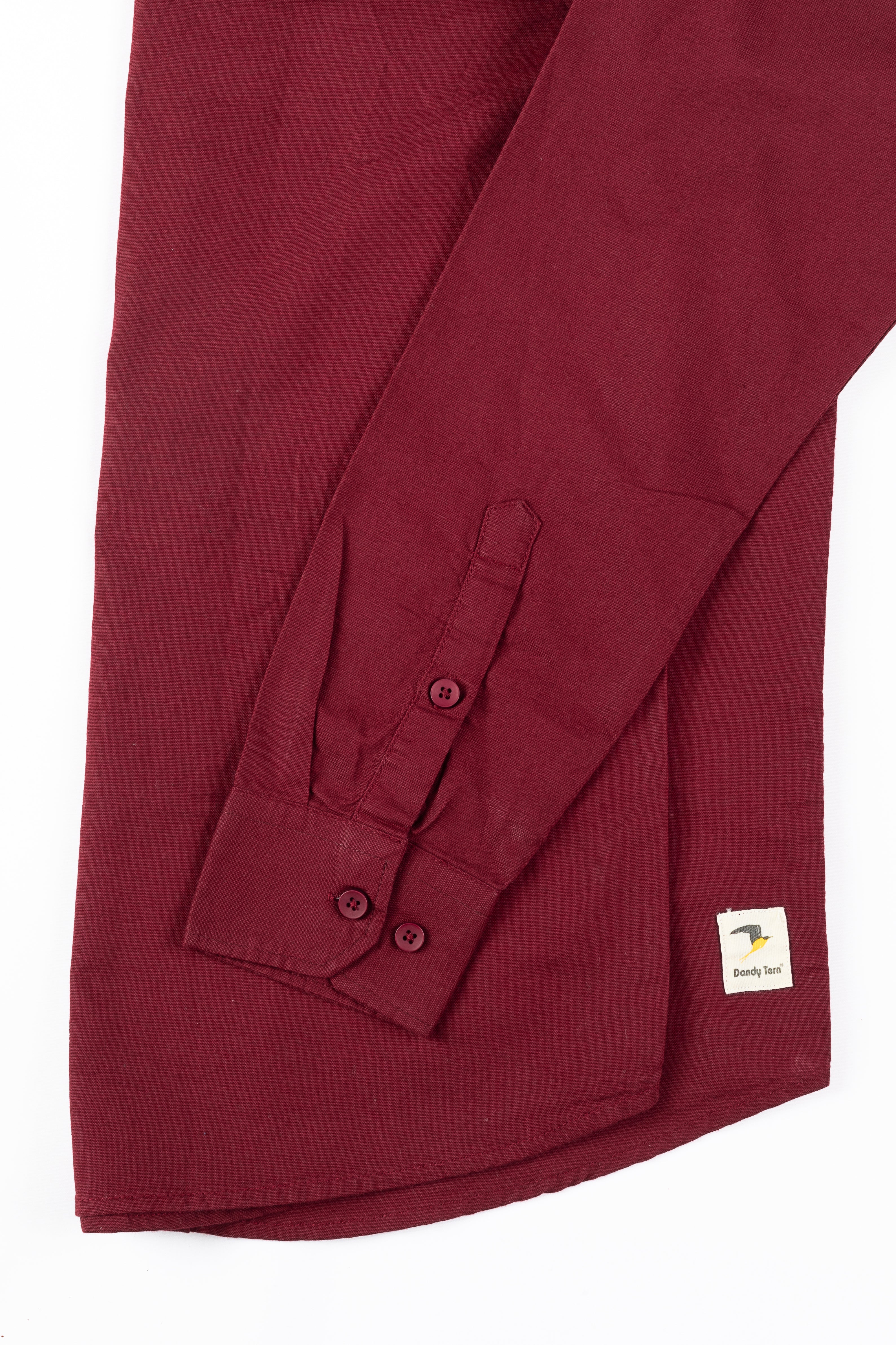 Winery Oxford Men's Plain Shirt