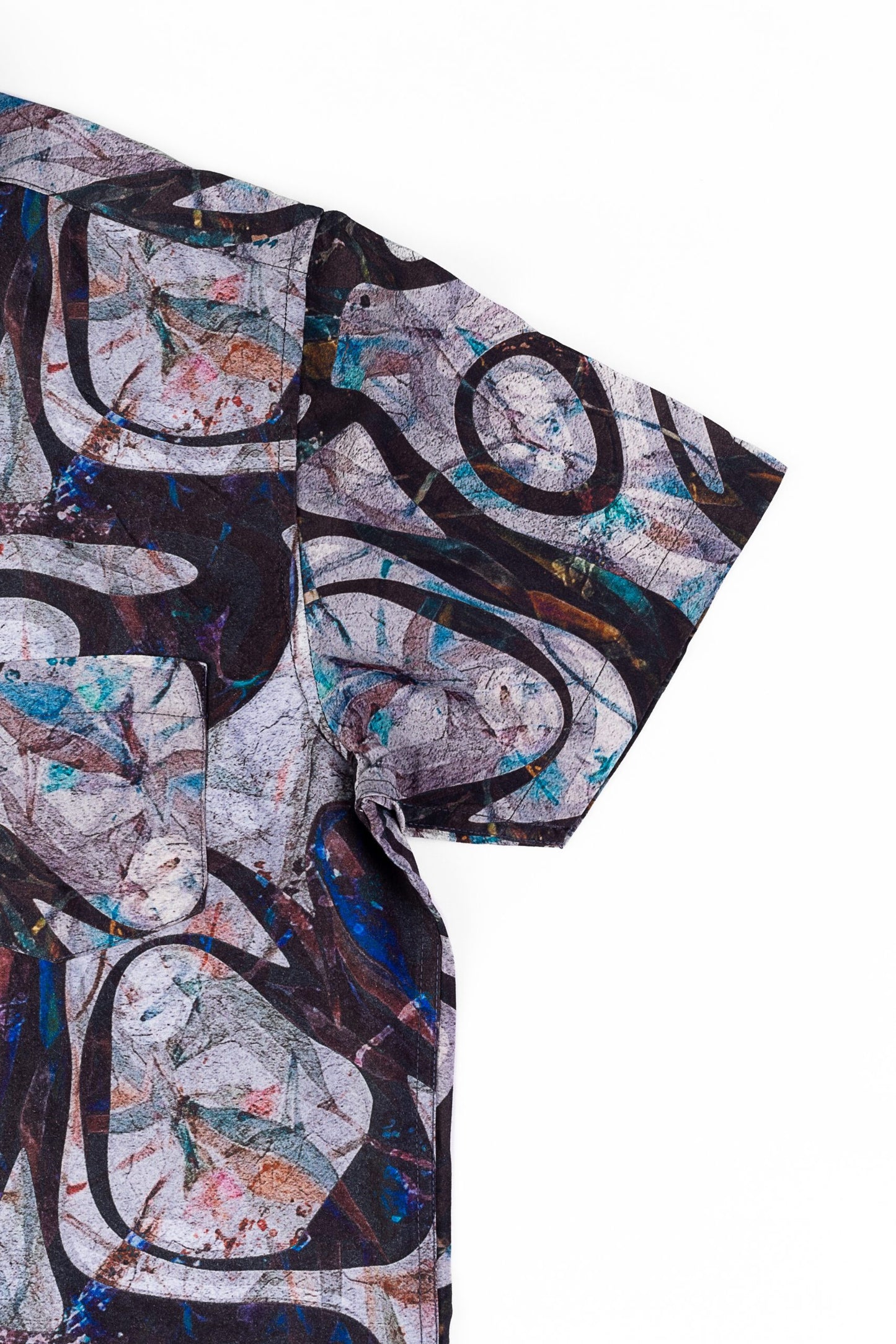 Woven Men's Plain Half Sleeve Shirts Viscose Inkling