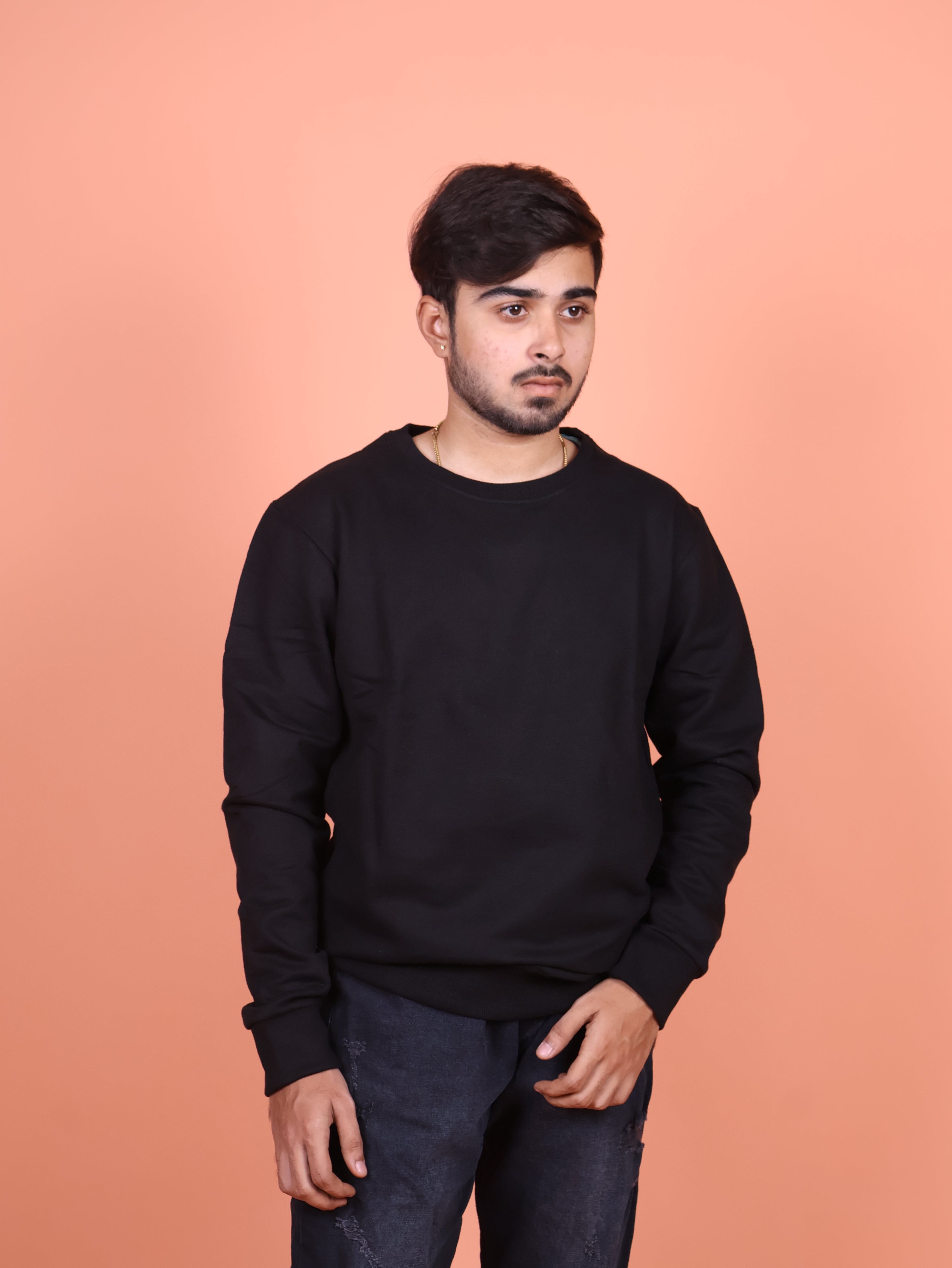 Snowsoft - Unisex Black Sweatshirt