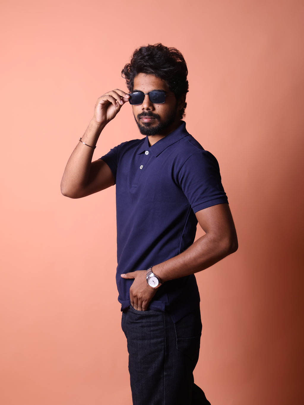 Executive Polo - Unisex Dark Navy Blue