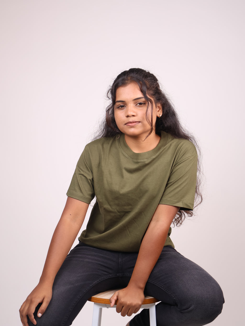 Platinum Unisex Olive Green T-shirt