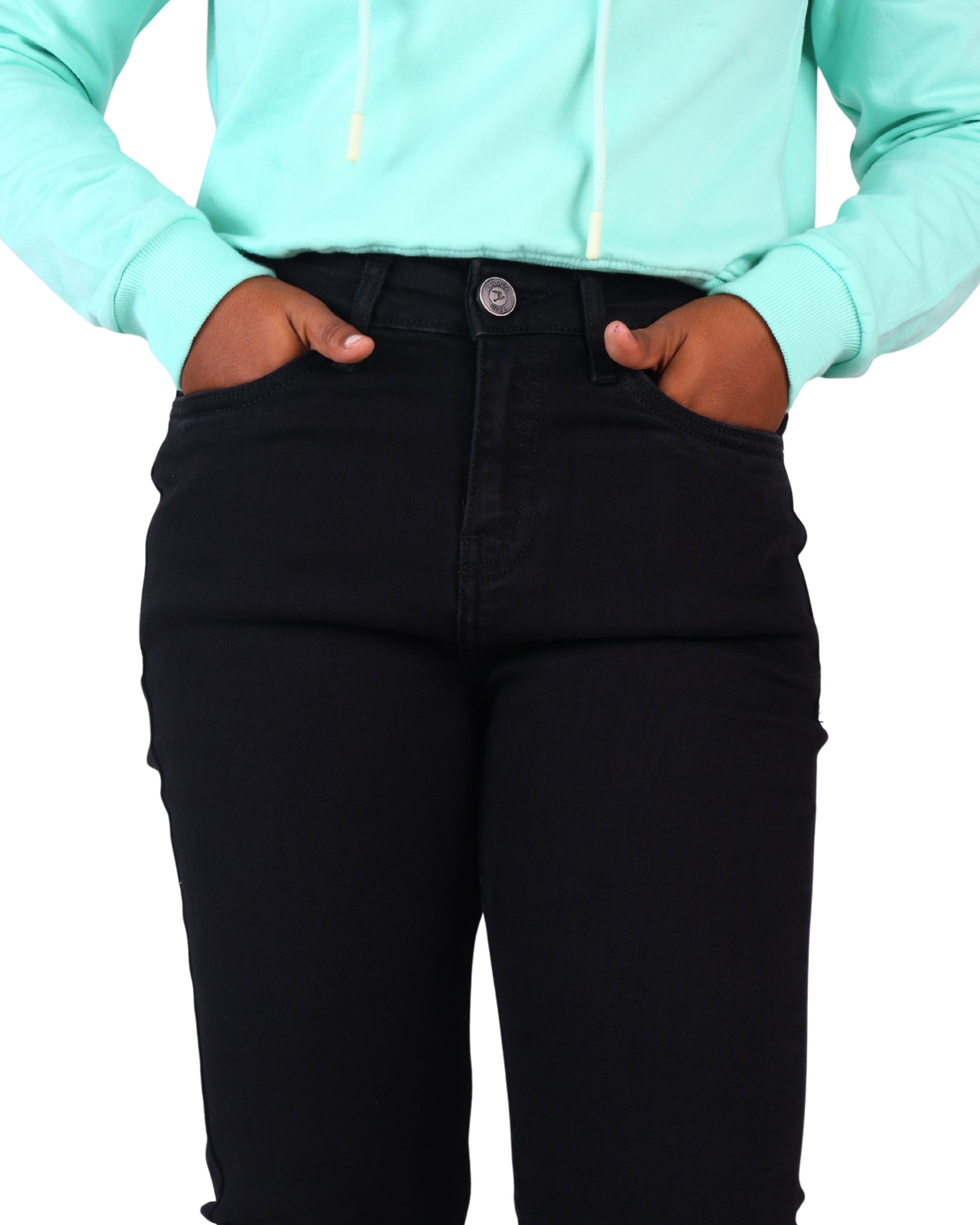 Women’s Slim Fit Jeans Mid black